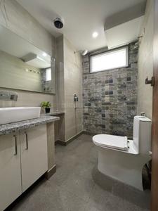 Bathroom Image of 900 Sq.ft 1 RK Builder Floor for rent in Sector 31 Gurgaon for Rs. 25000