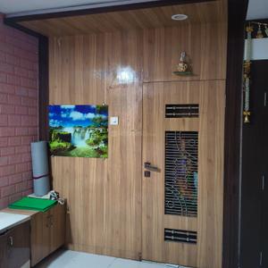 Bedroom Image of 600 Sq.ft 1 BHK Apartment / Flat for rent in Vesu Surat for Rs. 15000