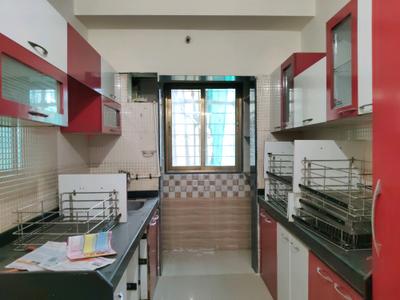 Kitchen Image of 595 Sq.ft 1 BHK Apartment / Flat for rent in Eden Woods Complex, Thane West Thane for Rs. 28999