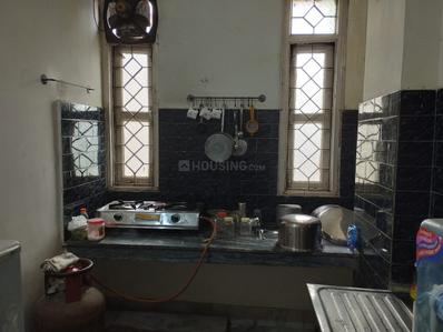 Kitchen Image of 800 Sq.ft 1 BHK Apartment / Flat for rent in Boring Road Patna for Rs. 17000