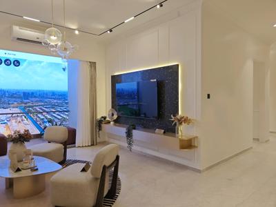 Living Room Image of 1130 Sq.ft 3 BHK Apartment / Flat for sale in Ajmera Manhattan, Wadala East Mumbai for Rs. 45000000