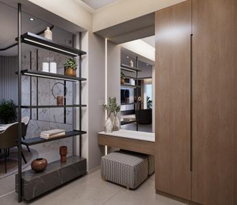 Bedroom Image of 1700 Sq.ft 2 BHK Apartment / Flat for sale in Mantra One Residences by Burgundy, Mundhwa Pune for Rs. 24000000