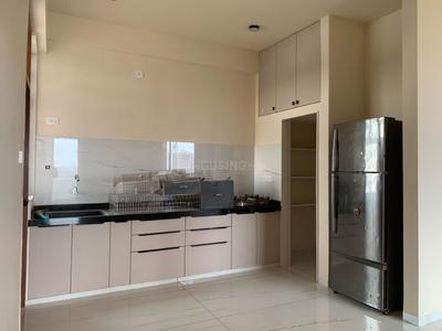 Kitchen Image of 1500 Sq.ft 3 BHK Apartment / Flat for rent in Gotri Vadodara for Rs. 36000