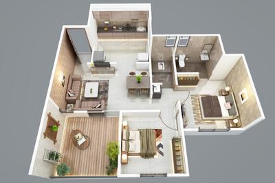 Image of 895 Sq.ft 2 BHK Apartment / Flat for sale in Nageshwar Golden Sunshine, Moshi, Pune for Rs. 5300000