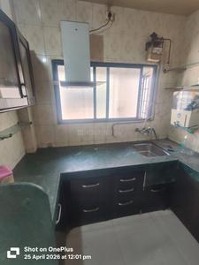 Kitchen Image of 600 Sq.ft 1 BHK Apartment / Flat for rent in Warje Pune for Rs. 18000