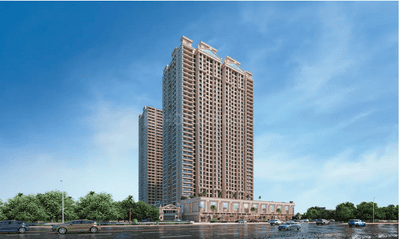 Image of 1250 Sq.ft 2 BHK Apartment / Flat for sale in Paradise Sai World Legend, Ulhasnagar, Thane for Rs. 9500000