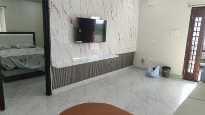 Living Room Image of 1350 Sq.ft 2 BHK Apartment / Flat for rent in Gachibowli Hyderabad for Rs. 42000