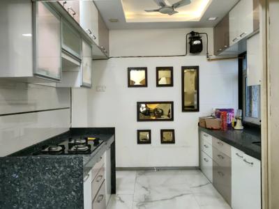 Kitchen Image of 1000 Sq.ft 2 BHK Apartment / Flat for sale in Rosa Bella, Hiranandani Estate Thane for Rs. 14000000