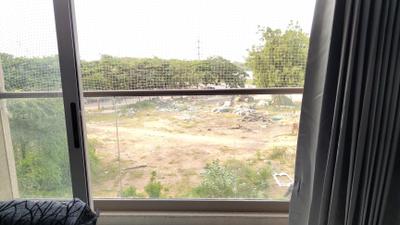 Balcony Image of 1214 Sq.ft 2 BHK Apartment / Flat for rent in Shantigram Ahmedabad for Rs. 41000