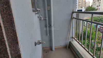 Balcony Image of 910 Sq.ft 2 BHK Apartment / Flat for rent in Maanvi Sai Arcade, Undri Pune for Rs. 15500