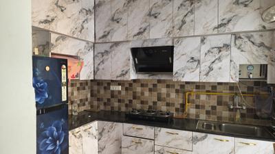 Kitchen Image of 1261 Sq.ft 3 BHK Apartment / Flat for rent in Siddharth Vihar Ghaziabad for Rs. 38000