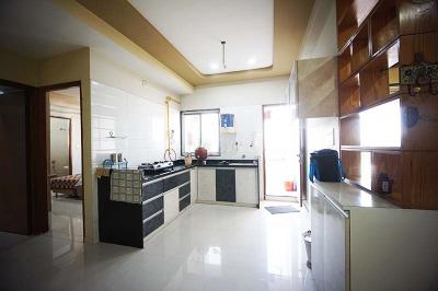 Kitchen Image of 1800 Sq.ft 3 BHK Apartment / Flat for sale in Sola Ahmedabad for Rs. 10500000