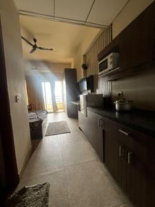Kitchen Image of 440 Sq.ft 1 RK Studio for rent in Paramount Golfforeste Oak &amp; Pine, Surajpur Greater Noida for Rs. 15000