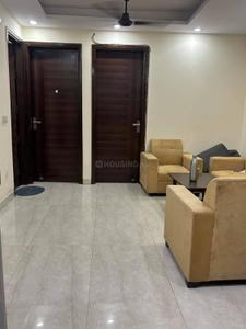 Hall Image of 501 Sq.ft 1 BHK Builder Floor for rent in Old Double Storey, Lajpat Nagar New Delhi for Rs. 25000