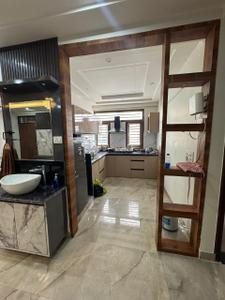 Kitchen Image of 1500 Sq.ft 3 BHK Apartment / Flat for rent in Mansarovar Extension Jaipur for Rs. 36000