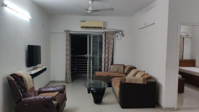 Living Room Image of 1850 Sq.ft 3 BHK Apartment / Flat for rent in Adani The Meadows, Shantigram Ahmedabad for Rs. 45000