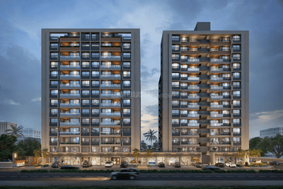 Image of 1550 Sq.ft 3 BHK Apartment / Flat for sale in Atishay Shivalay 4, Adalaj, Gandhinagar for Rs. 12100000