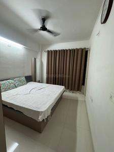 Bedroom Image of 861 Sq.ft 3 BHK Apartment / Flat for rent in Dev Parijat, Vaishno Devi Circle Ahmedabad for Rs. 24000