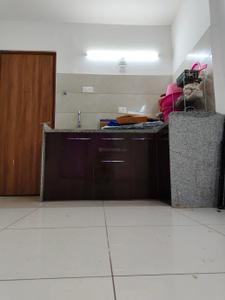 Kitchen Image of 400 Sq.ft 1 RK Apartment / Flat for rent in Godrej Vanaangan, Jagatpur Ahmedabad for Rs. 15000