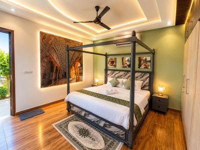 Bedroom Image of 1200 Sq.ft 3 BHK Builder Floor for rent in Sahastradhara Road Dehradun for Rs. 50000