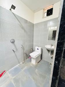 Bathroom Image of 346 Sq.ft 1 RK Builder Floor for rent in Mahalakshmi Nagar Indore for Rs. 10000