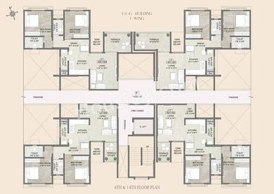 Image of 1213 Sq.ft 2 BHK Apartment / Flat for sale in Anika Piccadilly, Punawale, Pune for Rs. 6900000