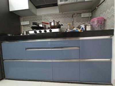 Kitchen Image of 600 Sq.ft 1 BHK Apartment / Flat for rent in Lodha Luxuria, Thane West Thane for Rs. 40000