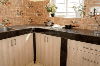 Kitchen Image of KHALEELUDDIN Nest - G4-Gachibowli in Gachibowli, Hyderabad