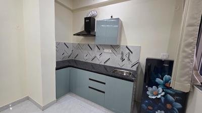 Kitchen Image of 550 Sq.ft 1 BHK Apartment / Flat for rent in Jagatpura Jaipur for Rs. 19000