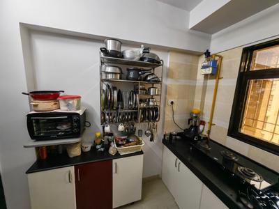 Kitchen Image of 700 Sq.ft 1 BHK Apartment / Flat for sale in Rajhans Seasons, Vasai West Vasai for Rs. 6200000