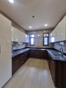Kitchen Image of 1440 Sq.ft 3 BHK Builder Floor for rent in Mukherjee Nagar New Delhi for Rs. 43000