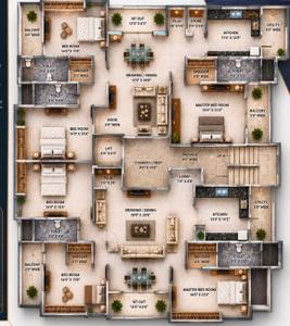 Image of 2100 Sq.ft 3 BHK Apartment / Flat for sale in Dharampeth, Nagpur for Rs. 22500000