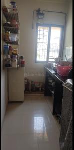 Kitchen Image of 750 Sq.ft 1 BHK Apartment / Flat for rent in Kailash Nilgiri Gardens, Nerul Navi Mumbai for Rs. 28000