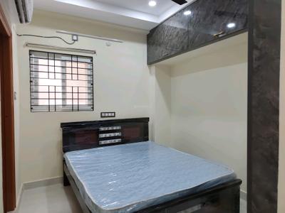 Bedroom Image of 700 Sq.ft 1 BHK Apartment / Flat for rent in Kondapur Hyderabad for Rs. 24500