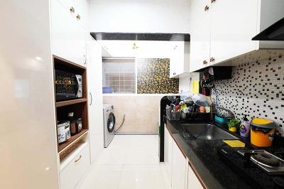 Kitchen Image of 730 Sq.ft 2 BHK Apartment / Flat for sale in Undri Pune for Rs. 6300000