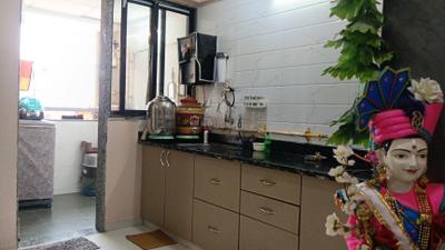 Kitchen Image of 1023 Sq.ft 2 BHK Apartment / Flat for sale in Tragad Ahmedabad for Rs. 5800000