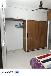 Bedroom Image of 1200 Sq.ft 2 BHK Apartment / Flat for rent in Shree Ghanshyam Residency, Bhayli Vadodara for Rs. 18000