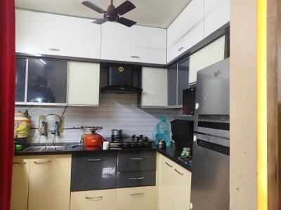 Kitchen Image of 600 Sq.ft 1 BHK Apartment / Flat for rent in Good Will 24, Yerawada Pune for Rs. 25000