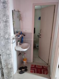Bathroom Image of 600 Sq.ft 1 BHK Apartment / Flat for rent in Godrej Garden City, Gota Ahmedabad for Rs. 21000