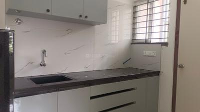 Kitchen Image of 750 Sq.ft 1 BHK Apartment / Flat for rent in Thanisandra Bengaluru for Rs. 22000