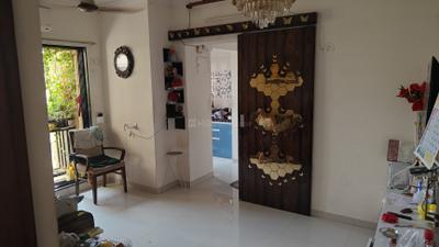 Living Room Image of 525 Sq.ft 1 BHK Apartment / Flat for rent in Kasarvadavali Thane for Rs. 30000