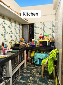 Kitchen Image of 430 Sq.ft 2 BHK Apartment / Flat for sale in Chaukaghat Varanasi for Rs. 2300000