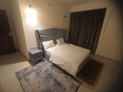 Bedroom Image of 1600 Sq.ft 3 BHK Apartment / Flat for rent in Omaxe Hazratganj Residency, Arjunganj Lucknow for Rs. 46000