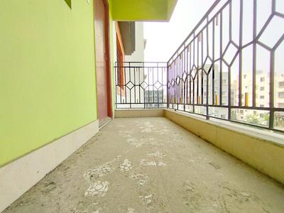 Balcony Image of 1480 Sq.ft 3 BHK Apartment / Flat for sale in New Town Kolkata for Rs. 9200000