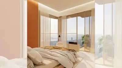 Bedroom Image of 1075 Sq.ft 2 BHK Apartment / Flat for sale in Roof The V Mansion, Prabhadevi Mumbai for Rs. 51500000