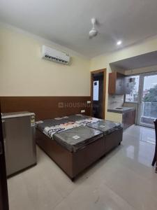 Bedroom Image of 600 Sq.ft 1 RK Builder Floor for rent in Sector 21 Gurgaon for Rs. 23000
