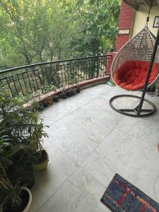 Balcony Image of 1800 Sq.ft 3 BHK Builder Floor for rent in Lajpat Nagar New Delhi for Rs. 90000