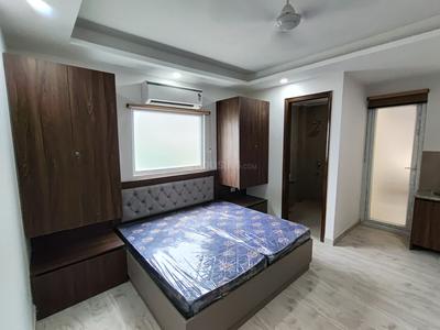 Bedroom Image of 550 Sq.ft 1 RK Builder Floor for rent in DLF Independent Floors At Dlf City Phase III, DLF Phase 3 Gurgaon for Rs. 18500