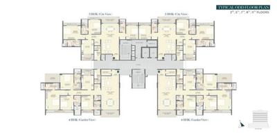 Image of 2850 Sq.ft 3 BHK Apartment / Flat for sale in Emerald Kingsvilla, Pipliyahana, Indore for Rs. 31350000