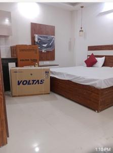 Bedroom Image of 640 Sq.ft 1 RK Studio for rent in Sector 17 Gurgaon for Rs. 19500